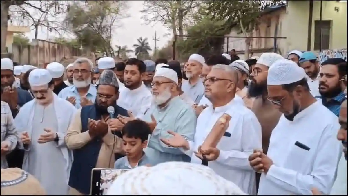 औरंगाबाद में फिलिस्तीन के समर्थन में विशाल विरोध प्रदर्शन