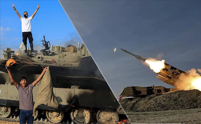 Failure to cope with the multi-vector attack has turned Zionist entity insane