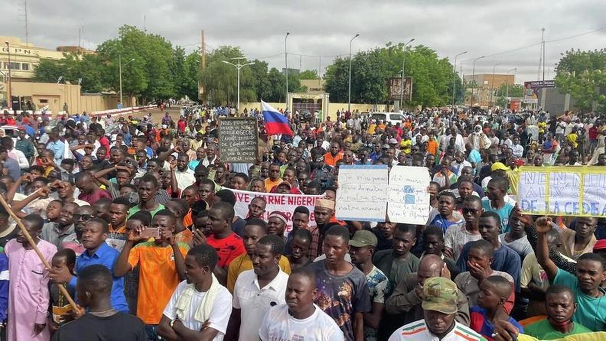 Les Nigériens manifestent pour exiger le départ des troupes américaines de leur pays