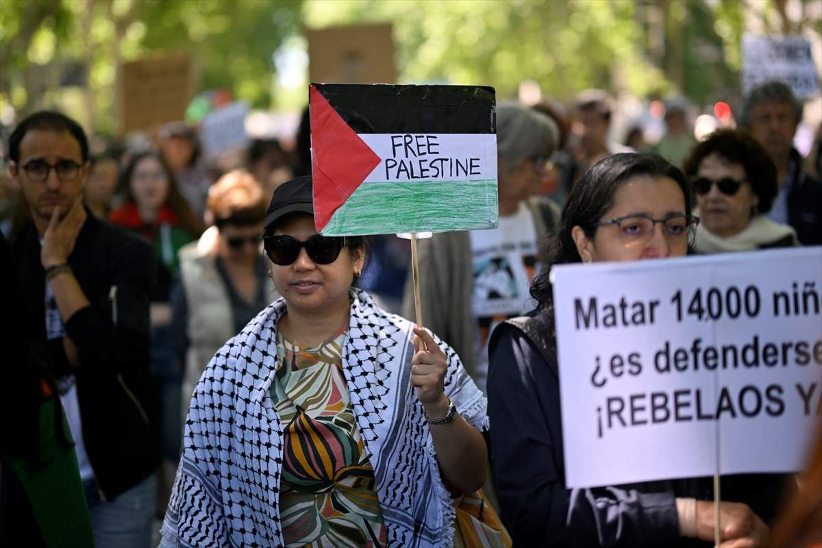 Protestna šetnja u Madridu: Španci pozivaju na zaustavljanje genocida u Palestini