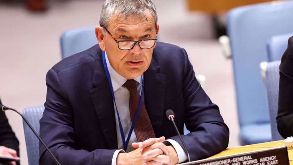  UN agency chief for Palestinians urges probe into staff killings by Zionist regime