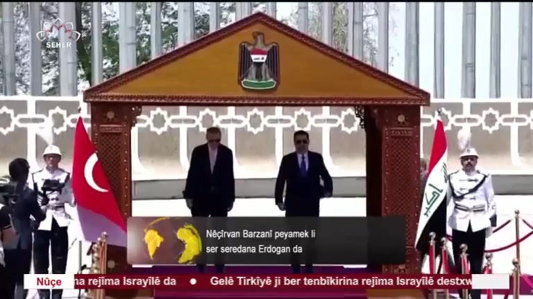 Nêçîrvan Barzanî peyamek li ser serdana Erdogan da