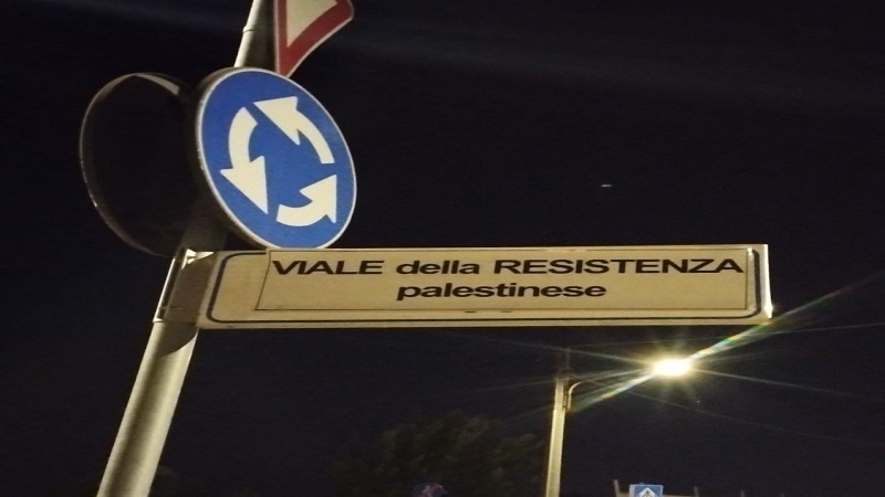 Aksi Menarik Warga Italia dalam Mendukung Palestina