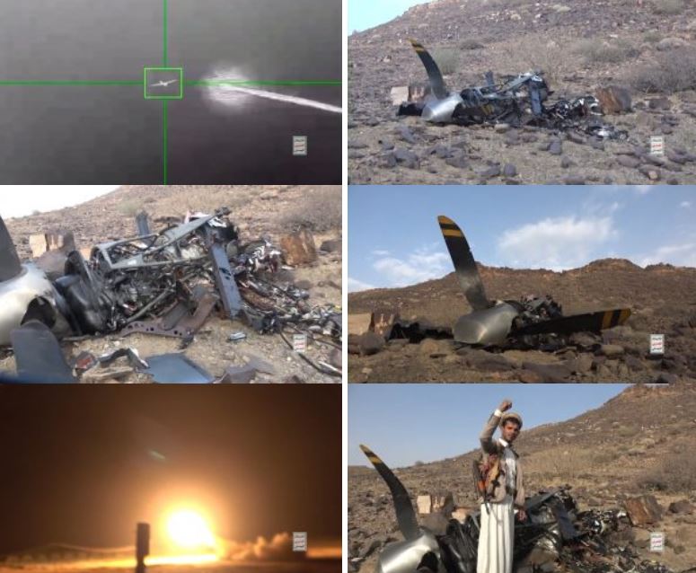 Yemeni armed forces releases video of downing US drone
