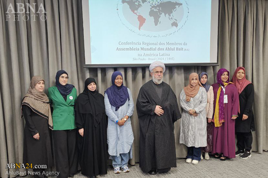 تقرير مصور/ حضور الأمين العام للمجمع العالمي لأهل البيت (ع) في جمع السيدات المسلمات في أمريكا اللاتينية