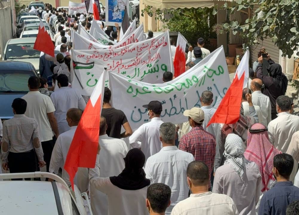 البحرين: مسيرات شعبية في منطقة الدراز إحياءً ليوم القدس العالمي