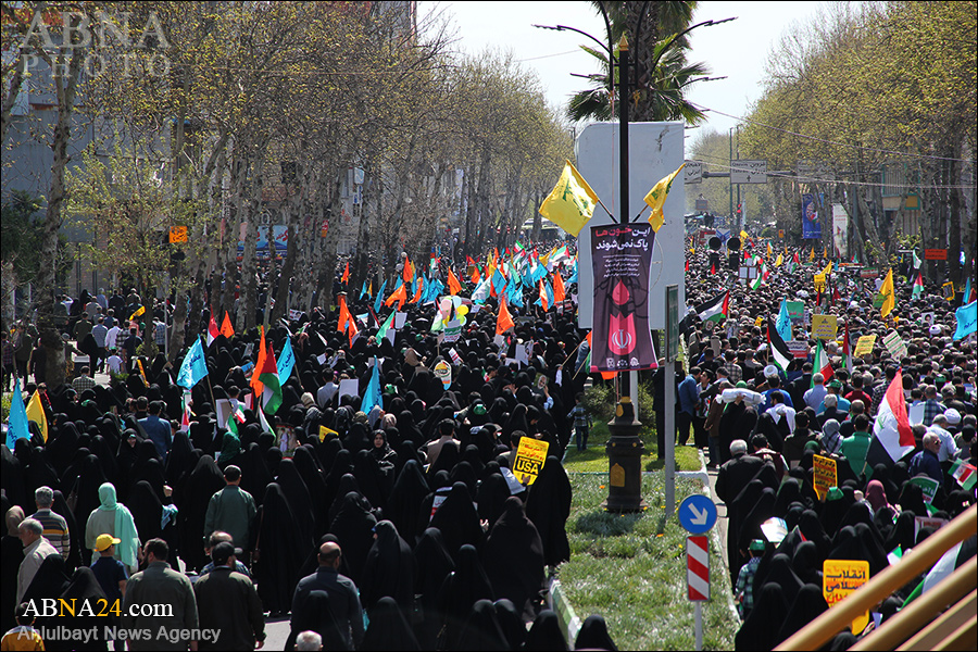 گزارش تصویری | راهپیمایی روز جهانی قدس در شهر رشت