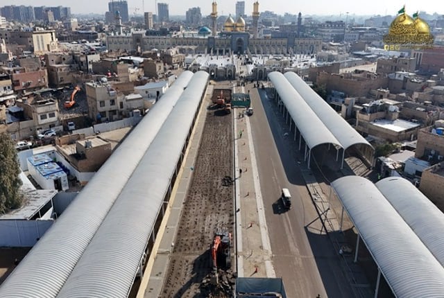 Kadhimiyah Holy Shrine begins infrastructure project to provide new pathways for services