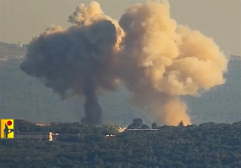  ‏المقاومة الإسلامية في لبنان تشن هجوما جويا بأسراب من المسيّرات الإنقضاضية على قاعدة "محفاة ألون" 