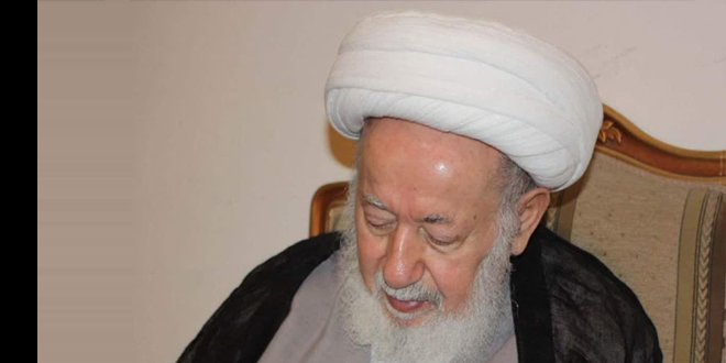 العلامة الشيخ حسن طراد العاملي من علماء لبنان في ذمة الله