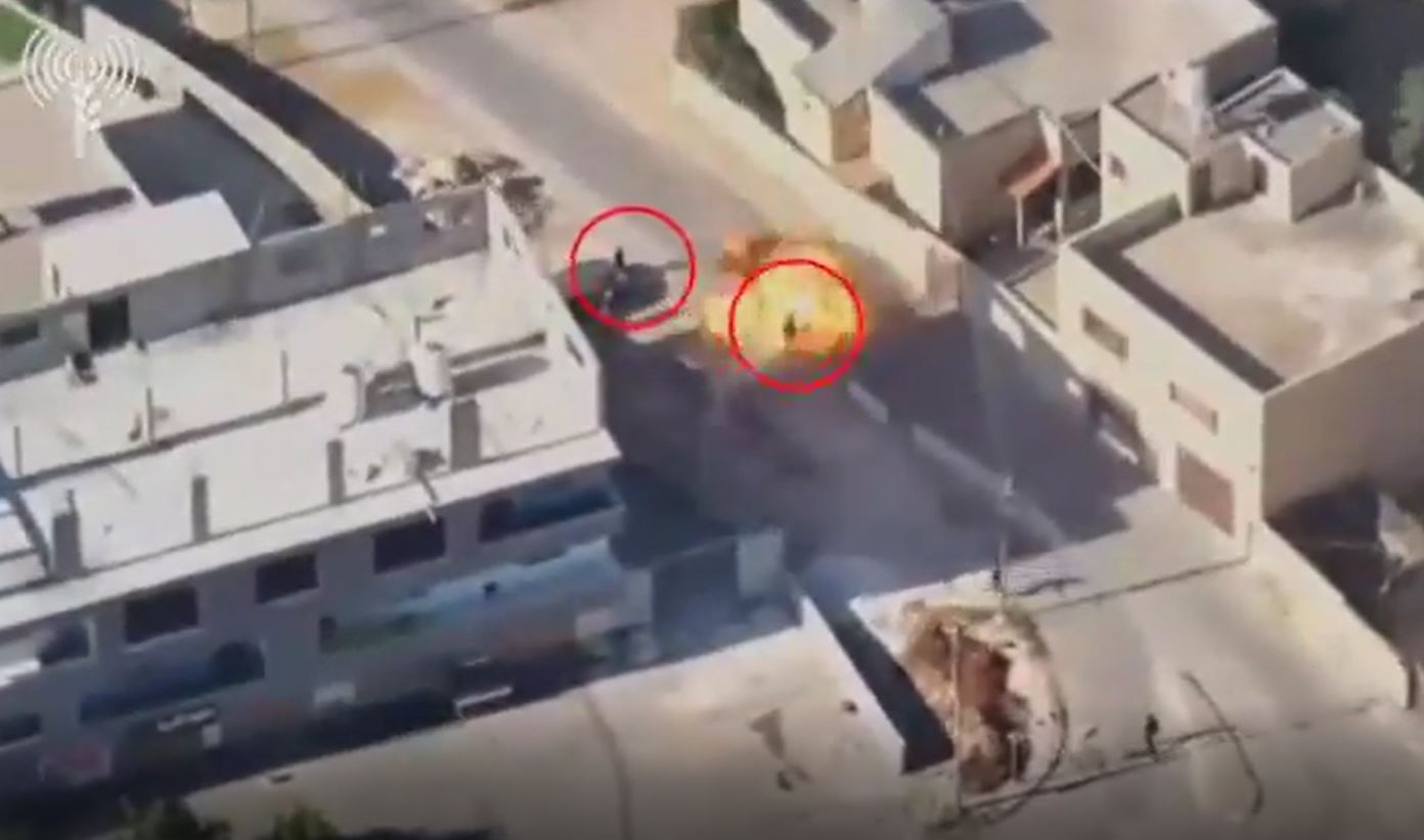 Video: Israeli airstrike targeting Palestinian youths in town of Tammoun, West Bank