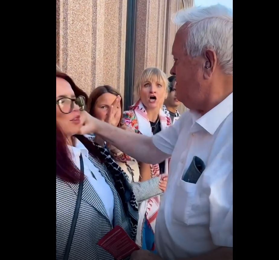 Video: Pro-Palestinian activist assaulted during peaceful protest in Norway