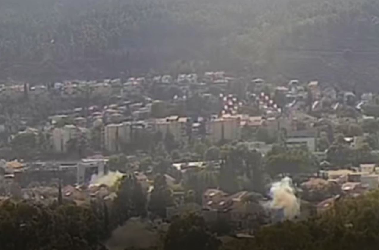  Israeli media: Rockets from Lebanon slam into Kiryat Shmona without warning (+Video)