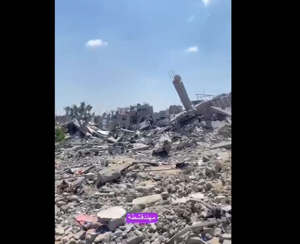Scenes document massive destruction in Khan Younis following 10 months of Israeli aggression on Gaza