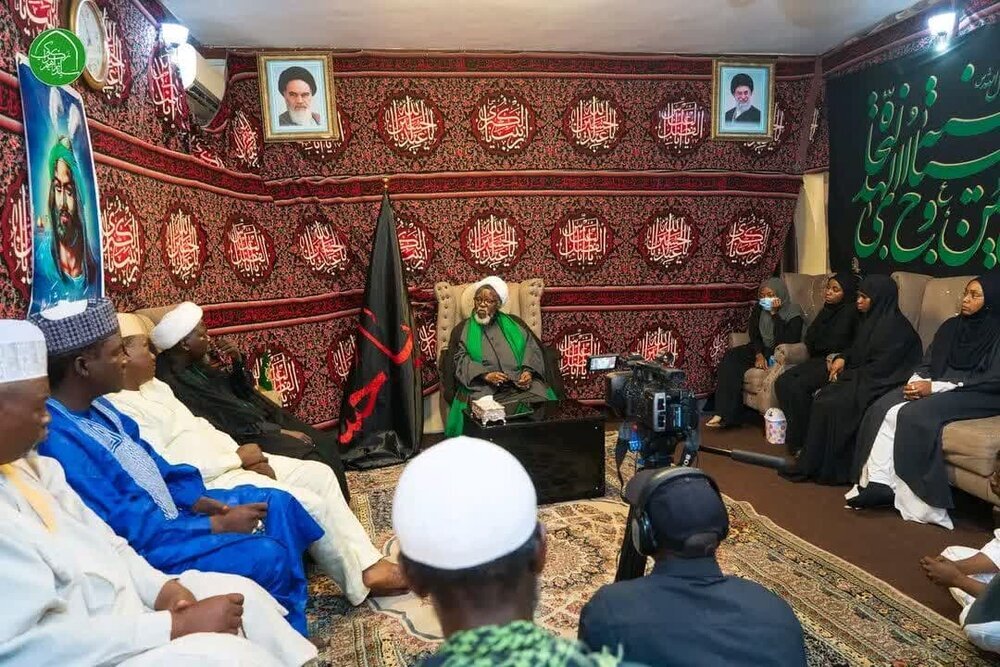 Sheikh Zakzaky meets with group of Arbaeen pilgrims