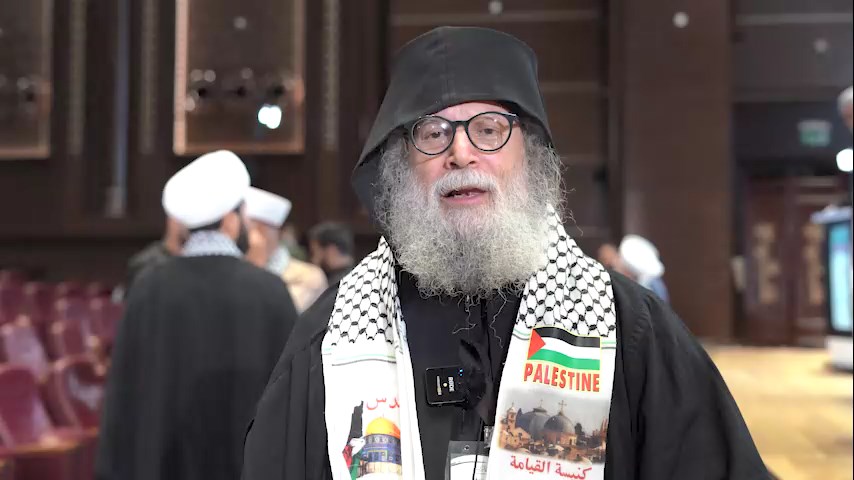 لقاء خاص/ كلمة الراهب "أنطونيوس حنانيا راهب ارقوذوكسي" من فلسطين على هامش مؤتمر نداء الاقصى الدولي الثالث