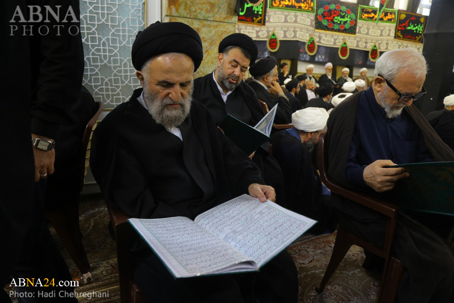 Photos: Funeral ceremony of Ayatollah Shubairi Zanjani's wife in Qom, Iran