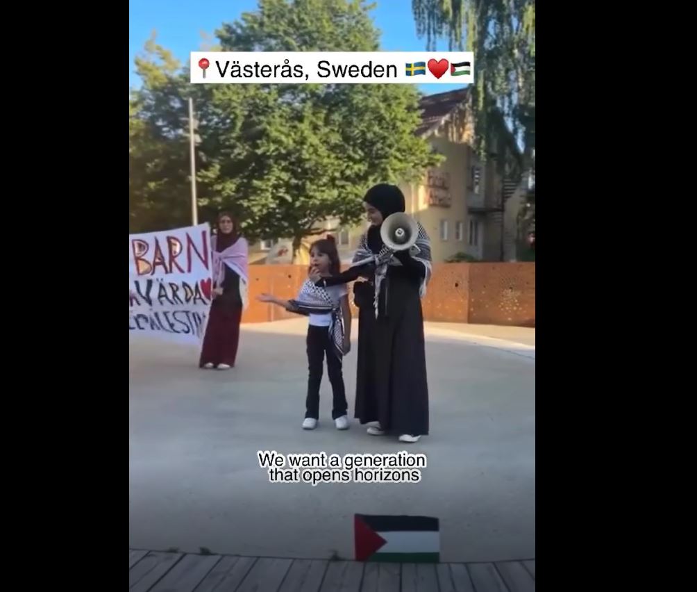 Video: Masses of protesters flooded streets of Västerås, Sweden in solidarity with Palestine