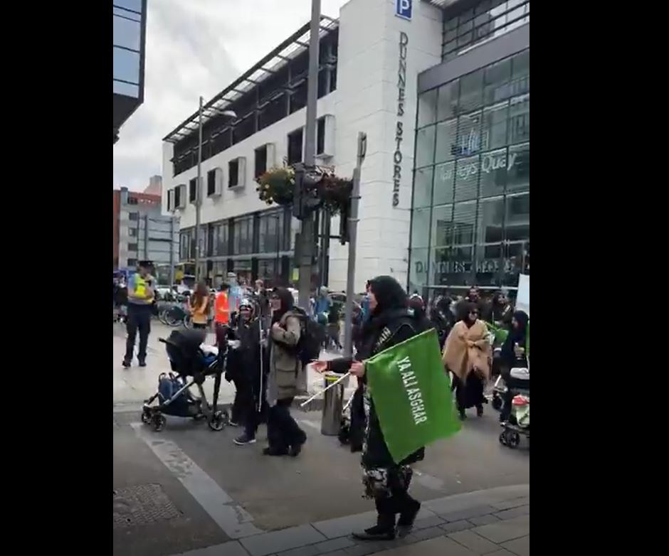 Video: Arbaeen walk in Limerick, Ireland 1446-2024