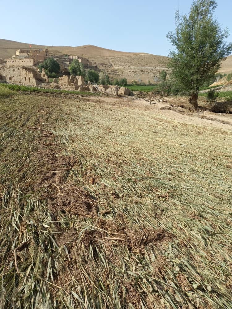 سیلاب بی‌سابقه در شهرستان «مرکز بهسود» افغانستان + تصاویر