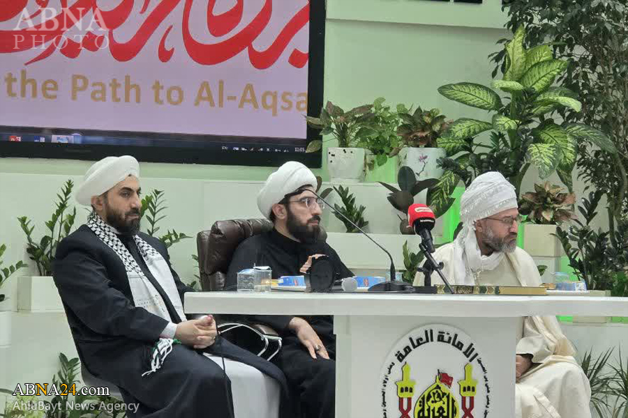 Photos: Conference "Karbala is the path to Al-Aqsa" held at Imam Hussain shrine