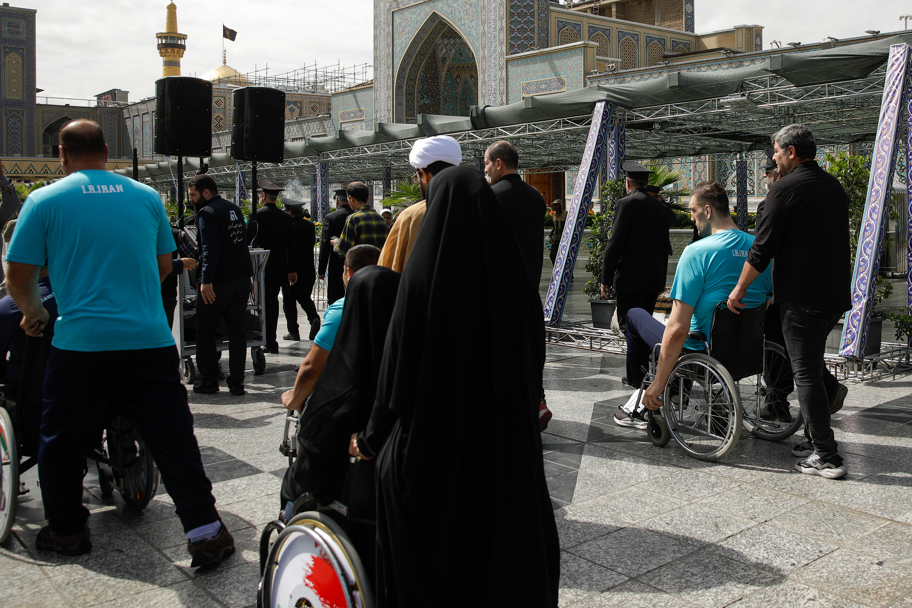 Photos: Send-off ceremony for Iran 2024 Paralympics squad held at Imam Reza shrine