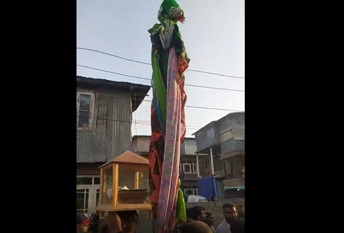 Video: Imam Hussain mourning procession in Syed Meerak Shah Colony in Srinagar, Kashmir 1446-2024