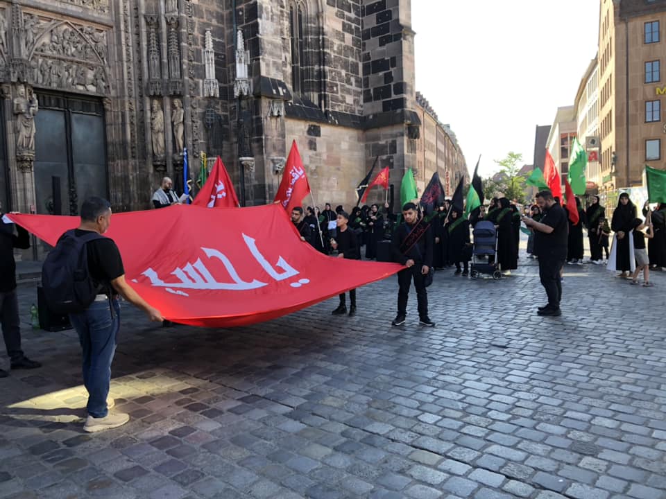 Cerimônia de luto de Arbaeen em Nuremberg, Alemanha 1446-2024