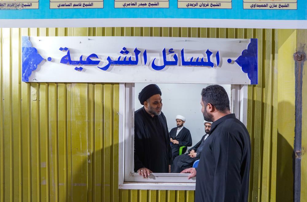 العتبة العلوية تقدم وجبات طعام وخدمات طبية ومحطّات استفتائية وقرآنية لزوار الأربعين+(صور)