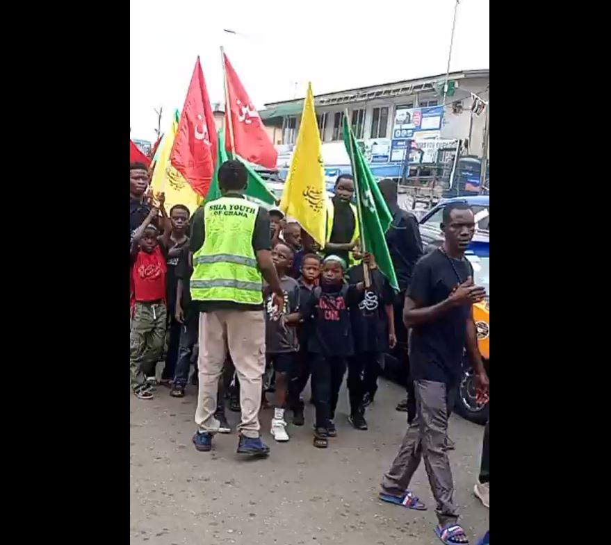 Videos: Arbaeen mourning procession in Accra, Ghana 1446-2024