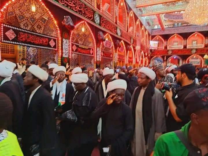 Labarai Cikin Hotuna Na Isar Masu Tattakin Arba'in 'Yan Najeriya Haram Imam Husaini As