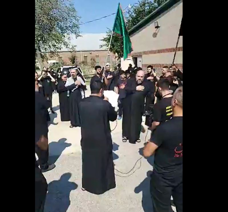Video: Arbaeen march by Imam Ali center in Grand Prairie, Texas 1446-2024