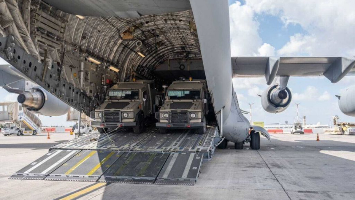 Israel received 500 US military supply planes since the start of Gaza war on October 7