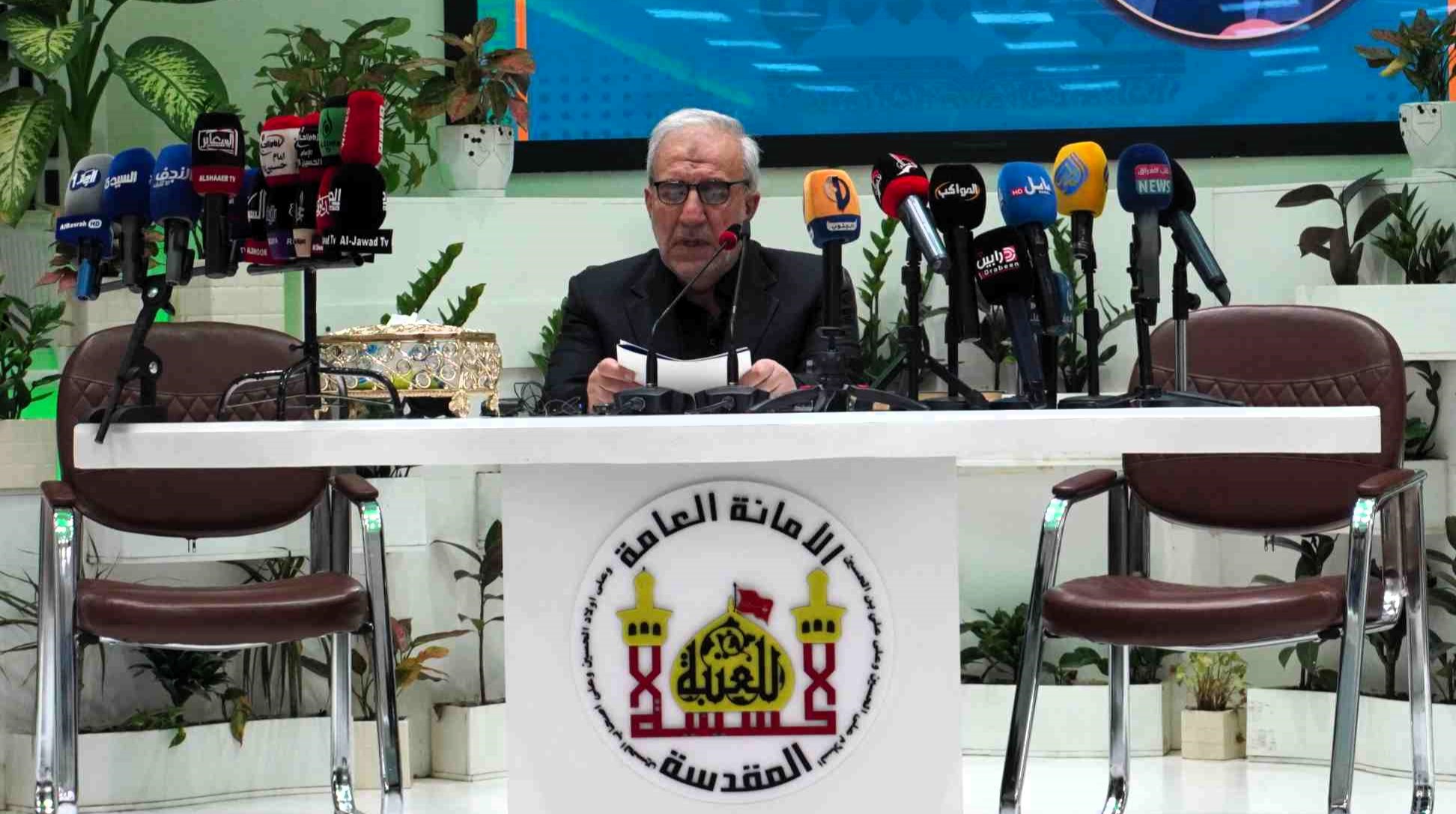 أمين عام العتبة الحسينية: قضية فلسطين تعد امتدادا لقضية الإمام الحسين (ع) 