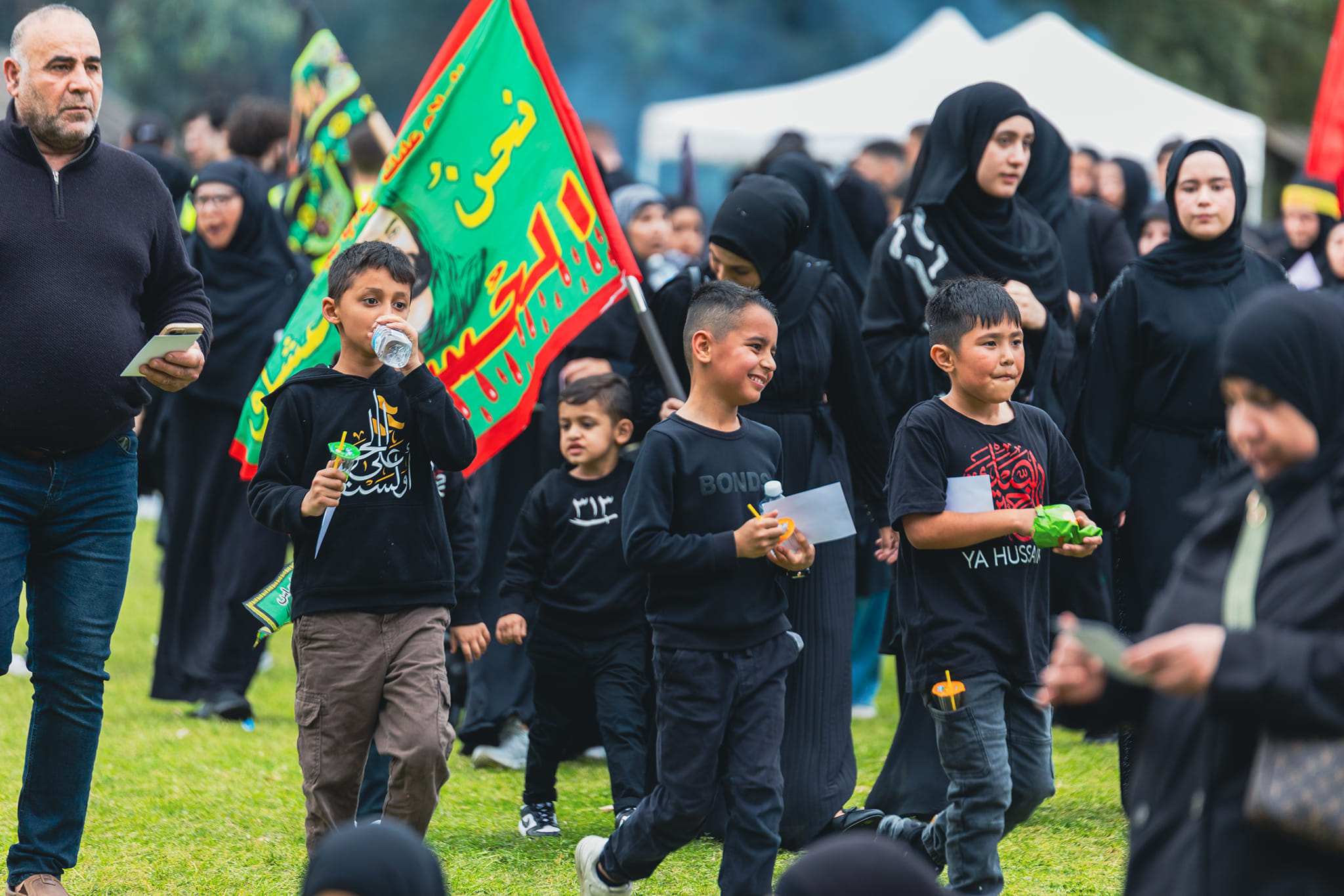 گزارش تصویری | مراسم نمادین پیاده‌روی اربعین در سیدنی استرالیا