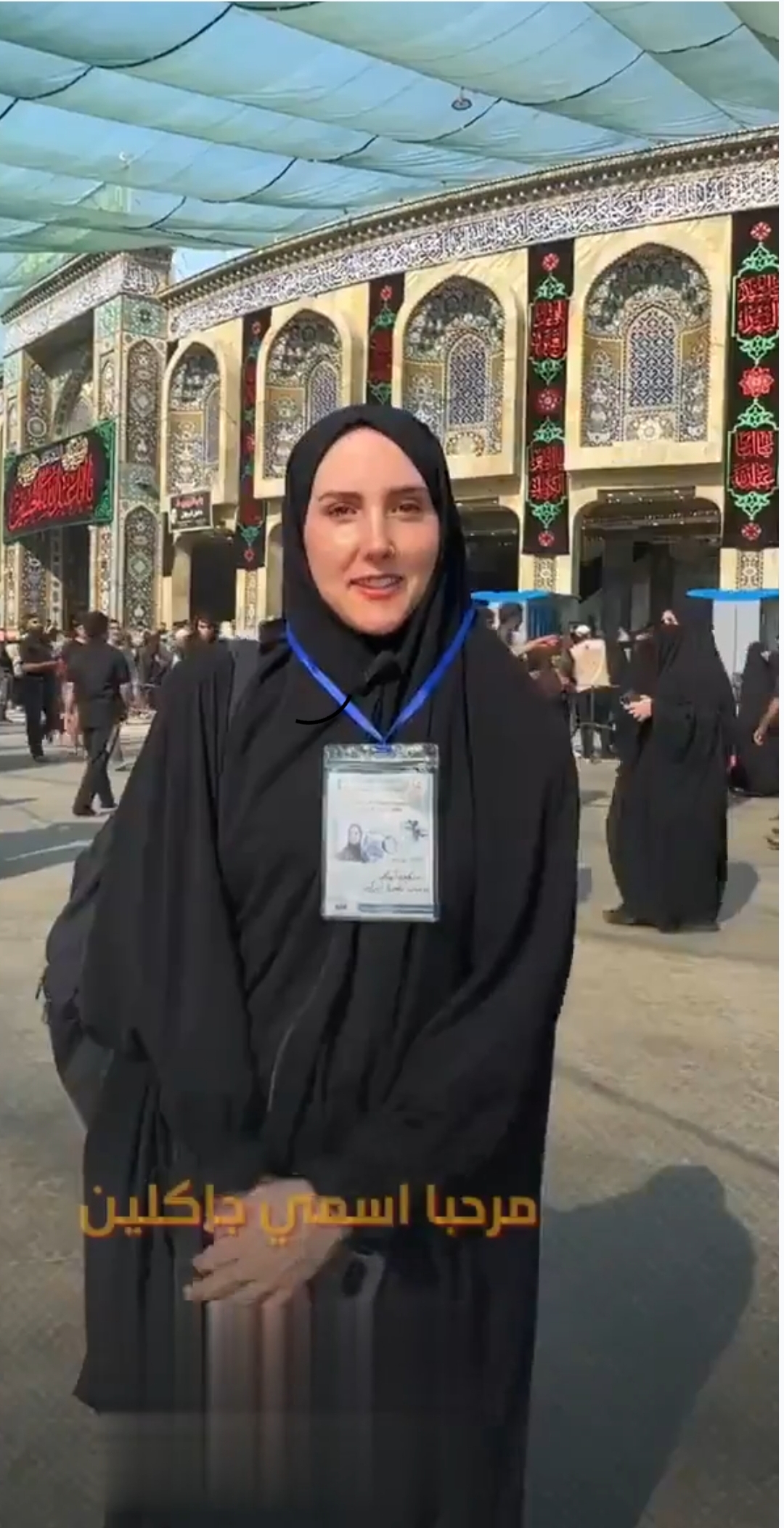 Video | Isang babaeng Amerikana mamamahayag ang nagkuwento tungkol sa kanyang magandang karanasan sa kanyang paglalakbay sa Arbaeen mula Najaf hanggang Karbala