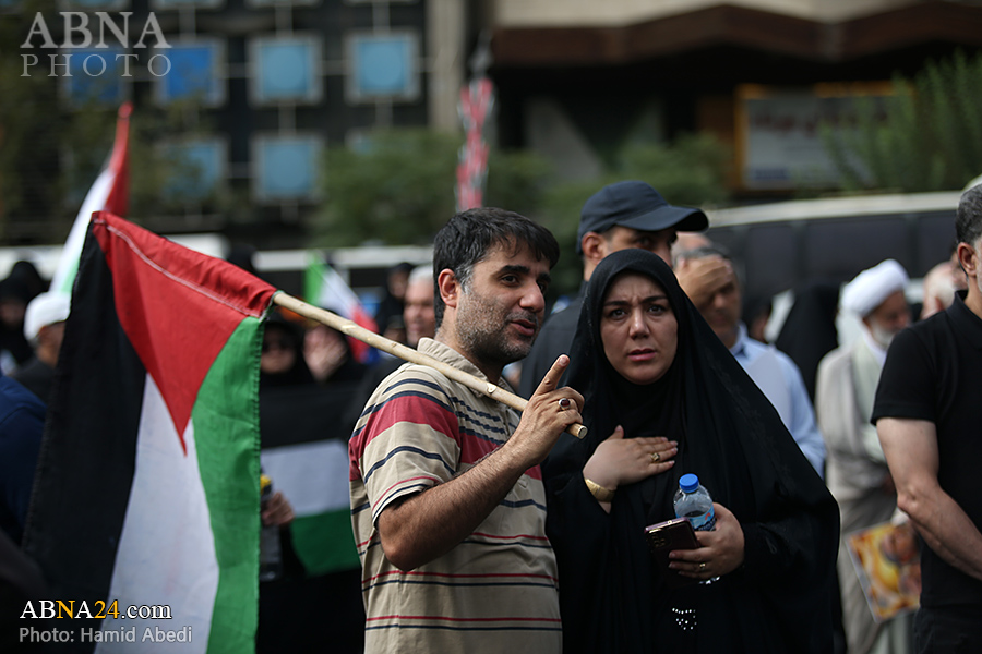 "Funeral do mártir Ismail Haniyeh em Teerã."