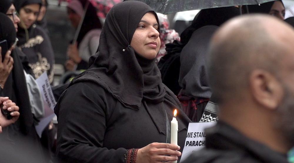 Video: Brits protest in solidarity with Shia Muslims in Parachinar