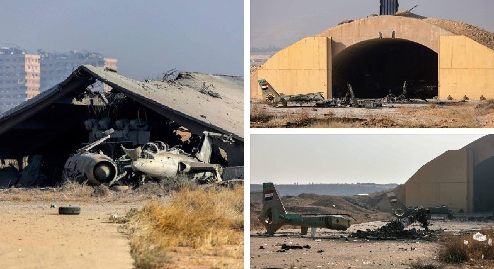 سوریه ۲۵۰ نوبت توسط جنگنده‌های اسرائیلی بمباران شد/ نابودی کامل نیروی هوایی سوریه در حملات رژیم صهیونیستی