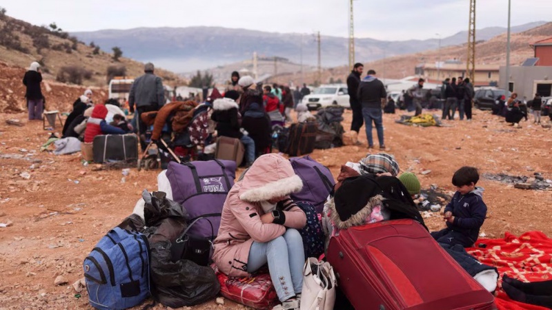 UN: Mehr als 1,1 Millionen Menschen in zwei Wochen aus Syrien geflohen