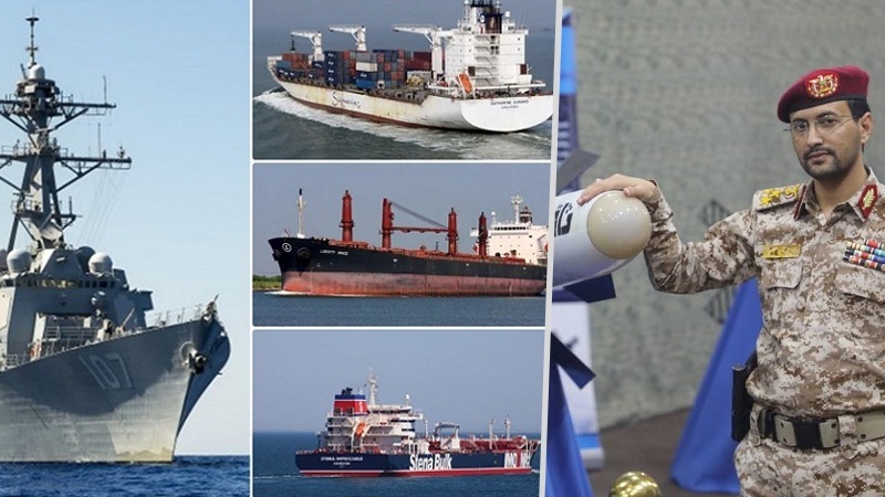 Una portaerei e tre navi dell'esercito Usa sono state prese di mira dalle forze yemenite
