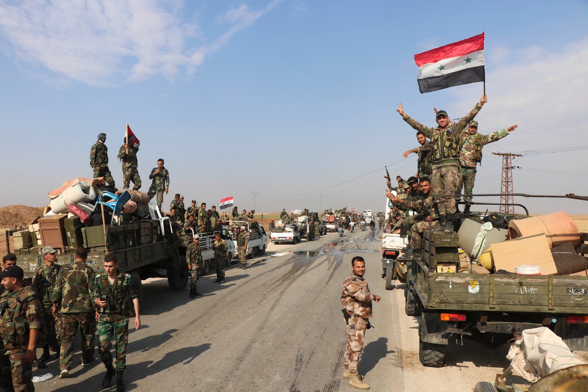 فیديو | ارتال الفرقة الرابعة في الجيش السوري وراجمات بركان باتجاه ادلب وحلب