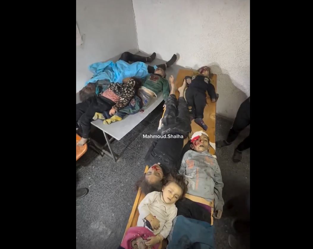Sensitive Video: Gaza children massacred in Israeli airstrike 