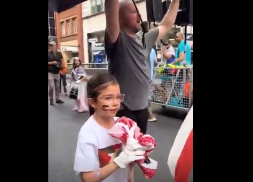 Video: A young Lebanese girl led chants in support of Palestine during a solidarity protest in Sydney