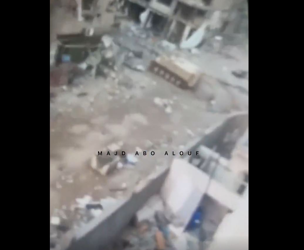 Video: A very rare scene of so-called Israeli explosive robot in Kamal Adwan Hospital in Gaza