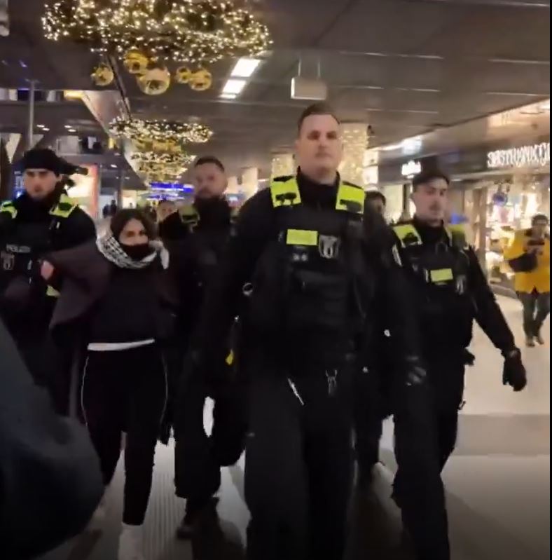 Video: German police forcefully apprehended a pro-Palestine activist in Berlin 