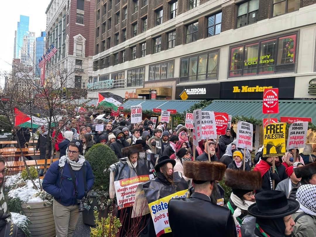 Thousands demonstrat in New York against Israeli genocide in Gaza