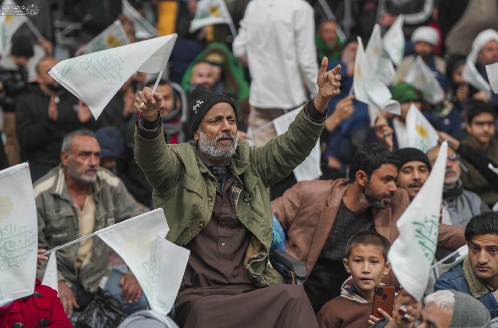 من ضمن فعاليات أسبوع العفاف الحادي عشر .. إقامة المحفل الشعبي في باحة الصحن الحيدري المُطهّر+ صور