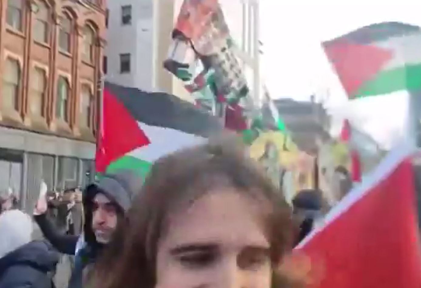 Video: Pro-Palestine activists protest in Manchester, demanding an end to Israeli genocide in Gaza