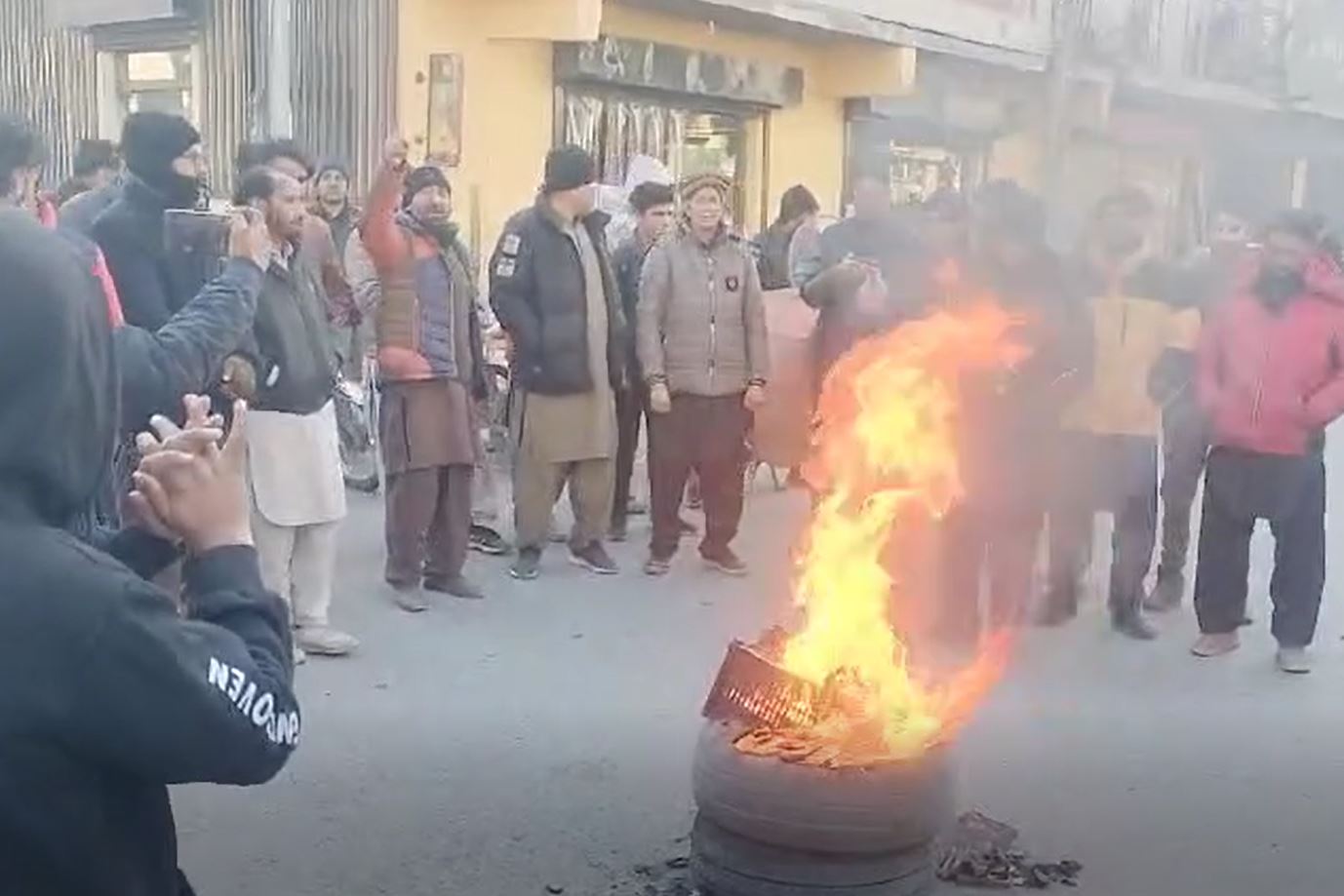 Photos: Protest sit-in in Gilgit, Pakistan in solidarity with oppressed Shia people of Parachinar